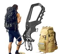 Abrebotellas Llavero, Llavero Mosquetón, Llavero Universal Portátil Compacto Mosquetón Herramienta de Supervivencia Destornillador con 3 Llaveros Para Hombres Mujeres