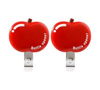 Abrebotellas Magnético Multifunción - Imantado Agarre Antideslizante | Forma Manzana Set 2 Piezas 30g | para Bares Cocinas Restaurantes Camping Viajes, Diseño Compacto Fijable