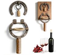 Abrebotellas montado en la pared abridor de botellas de vino rústico sacacorchos Vintage para decoración de pared de Bar de cocina