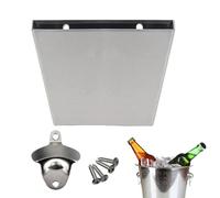 Abrebotellas montado en la pared, aleación ergonómica, ahorra espacio, resistente al óxido, abridor magnético de botellas montado en la pared, para papá, marido, bar, apartamento, casa de campo