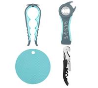 Abrebotellas multifunción para abrir tarros, latas y tapones de rosca, para desenroscar el tarro o el tapón de bebidas y alimentos