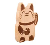 Abrebotellas para gatos, abrebotellas con barra de madera, Abrelatas manuales para animales con forma de gato, Imán Adhesivo para refrigerador Decoración de bar Abrebotellas de bebidas para casa, bar
