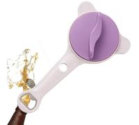 Abrebotellas para personas mayores, abrelatas 4 en 1, herramienta de apertura de latas ajustable, para cocina, bar, camping, picnic, apartamento, dormitorio, restaurante