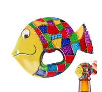 Abrebotellas Pescado - PE + 8x10.8cm | Imán De | Calcomanía Magnética | Abridor De Botellas De Cerveza Multifuncional, Accesorio Decorativo Para Refrigerador De Vacaciones, Abridores De Botella