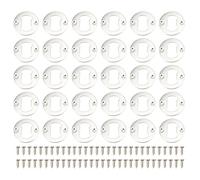 Abrebotellas Redondo de Metal 4cm Diámetro, Inserto para Montaje en Pared - Construcción Duradera en Aleación de Zinc, Diseño Compacto y Fácil Uso