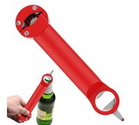 Abrebotellas retráctil, abrelatas retráctil multifuncional - Pinza ajustable para tapa de tarro abrelatas para manos débiles - Abrelatas magnético retráctil, abrebotellas abrelatas