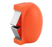 Abrehuevos multifuncional con separador de blanco y amarillo, batidor de huevos incluido, herramienta de cocina práctica para repostería y cocina casera (1, naranja)