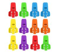 Abrelatas - Abrelatas de bebidas manual con protector de abridor de cajas de 12 piezas, herramienta impermeable portátil colorido utensilio cocina para viajes camping barbacoa al aire libre