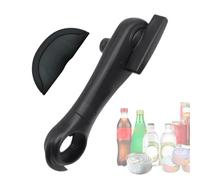 Abrelatas De Accionamiento Manual,4 En 1 Herramienta De Cocina Manual Y Portátil,con Abridor de Botellas para Cerveza con Mango Antideslizante | Para Cocina Bar Restaurante Camping Y Senderismo