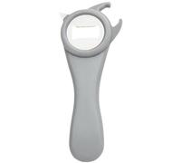 Abrelatas de cerveza - Abrelatas manual, abrelatas 4 en 1 | Abrelatas para bebidas portátil y robusto con llave incorporada, utensilios de cocina abrelatas multifuncionales de acero inoxidable