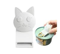 Abrelatas de gato impreso en 3D - Diseño lindo gato fácil de usar | Herramienta portátil para abrir cajas de comida para perros | Herramienta manual reutilizable para latas de soda y cerveza, Ácido Po