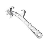 Abrelatas de pintura - Abrelatas de metal, llave de tapa de cubo de aluminio, estructura duradera y resistente, diseño fácil de agarrar, herramienta lisa para quitar latas | b