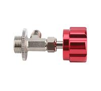 Abrelatas de refrigerante, Keenso R-134A Refrigerante de automóvil Válvula dispensadora de grifo Abrebotellas M14 1/4 para aire acondicionado 1/4 SAE R134a Rosca de interfaz