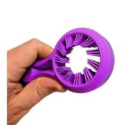 Abrelatas de silicona ajustable multifuncional, diseño interior acanalado antideslizante, bolsillo portátil con lazo para colgar, clip universal de varios tamaños para tapa - 3