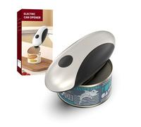 Abrelatas eléctrico a bordo liso de un tacto, apertura automática de un toque, gadget de cocina, inalámbrico y fácil de usar para chefs, niños y ancianos con artritis