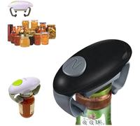 Abrelatas eléctrico, aparato de cocina resistente y duradero para sellar tarros, apertura automática con un solo botón hace que abrir botellas sea más fácil, dispositivo de cocina portátil, ahorra