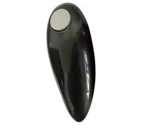 Abrelatas eléctrico de Borde Liso for Botellas, Funciona a Pilas, un Solo Toque, Ideal for Manos débiles, Todo Tipo frascos(Black)
