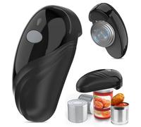 Abrelatas eléctrico, recargable y cable USB, abrelatas automático con operación de un solo toque, seguro para todos los tamaños de latas, abrelatas de cocina para personas mayores, artritis y mamá