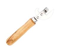Abrelatas giratorio manual, mango de madera, herramienta de apertura manual de tapa de tarro, abrelatas ergonómico, para restaurante, camping, picnic, hogar, cocina, apartamento, dormitorio, refrescos