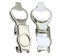 Abrelatas, Juego De 2 Piezas, 10,5x4 Cm, Utensilio De Cocina, Abridor Multifunción, Agarre Ergonómico, Para Cocina, Camping, Barbacoa, Playa, Portón Trasero, Suministros Para