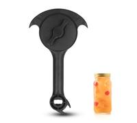 Abrelatas manual, 14,5 x 26 cm/5,7 x 10,2 pulgadas, acero inoxidable, multifunción, manual, herramientas de apertura de latas, elevador de tapa de seguridad portátil para botella