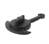 Abrelatas manual 5 en 1 y abrebotellas con agarre de bloqueo ajustable para tapas de tarros de 2,5 a 9 cm, diseño ergonómico de mano para una operación sin esfuerzo