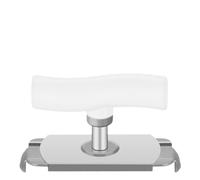 Abrelatas Manual Acero Inoxidable, Abrebotellas Ajustable Abridor de Tarrosabrelatas, Abrelatas para Personas Mayores, Abridor de Botes para Personas con Poca Fuerza en las Manos (blanco)