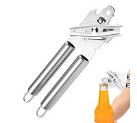 Abrelatas - Manual de Acero Inoxidable para Abrir Botellas y Tarros - Abrelatas Robusto - para Cocina Hogar Restaurante Bar Exterior Apartamento Parrilla Barbacoa Mujeres Hombres