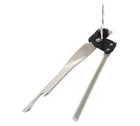Abrelatas Manual de acero inoxidable para latas de mariposas, abridor de latas para alimentos, Camping, Trav, borde liso