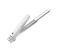 Abrelatas manual de mano fuerte ajustable para tarros de acero inoxidable, removedor de tapas de cocina, buen agarre, manual, buen agarre, latas grandes, acero inoxidable