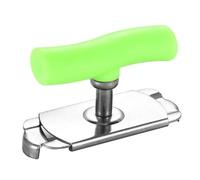 Abrelatas Manual Ergonómico de Acero Inoxidable con Mango de Madera, Abre Frascos y Latas, Herramienta Cocina Universal para Tapones Difíciles, Ideal Mayores y Artríticos (COLOR-3,9.5x5x6cm)