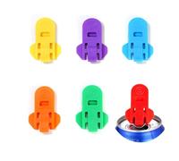 Abrelatas manual fácil, paquete de 6 abrelatas coloridos para refrescos y cervezas, protector de latas de bebidas, protectores de plástico de alta calidad para pop, coca-cola, cerveza, refrescos