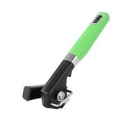 Abrelatas manual fácilmente almacenable con agujero para colgar integrado para ahorrar espacio (verde)