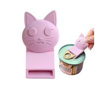 Abrelatas manual | Herramienta de apertura de vidrio con forma de gato impresa en 3D | Abrelatas para personas mayores | Para el hogar, cocina, apartamento, dormitorio universitario, restaurante