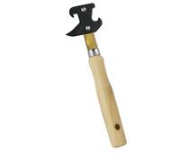 Abrelatas Manual Profesional Mango Madera Acero Resistente Vintage Abridor Latas Cocina Clásica Herramienta Duradera Compacta Versátil Funcional Diseño Ergonómico Estilo Rústico Portátil Ligero