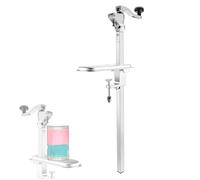 Abrelatas manual resistente, acero inoxidable industrial para latas grandes, altura ajustable, corte rápido, herramienta de ahorro de tiempo y esfuerzo