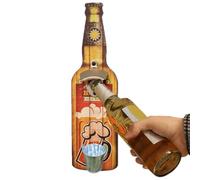 Abrelatas montado en la pared, abrelatas para colgar en la pared | Abrebotellas de cerveza con atrapasueños, perfecto para novio, marido, tío, decoración de bar