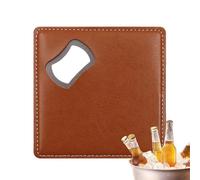 Abrelatas pesados, abrelatas portátiles,Abrelatas de carga pesada de acero inoxidable | Posavasos cuadrado multifuncional para tarros y abrebotellas, abrelatas multifunción pe