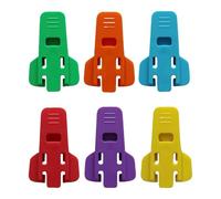 Abrelatas pop, abridor de latas de cerveza superior, herramienta de 6 piezas simple abrelatas para la cocina, abrelatas con pestaña de tracción, abridor de anillos para latas de bebidas con diseño a