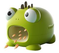 Abrelatas y descáscara automáticos para semillas de melón - Pelador eléctrico inteligente para nueces de con motor de par alto | Divertido cracker en forma de rana en forma de D