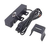 Abrepuertas eléctrico giratorio de 24 V para puertas giratorias de dos hojas o de una sola hoja, color negro