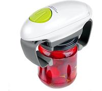 Abretarros eléctrico, abrebotellas de un solo toque, abrebotellas automático y potente para manos débiles y personas mayores con artritis para casi todos los tarros