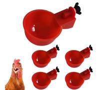 Abreuvoir pour tasse de,Kit d'abreuvoir automatique de 5pcs pour volaille - Mangeoire à eau pour adaptée aux poussins, canards, dindes et lapins.
