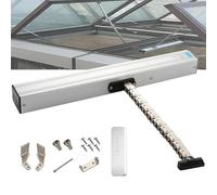 Abreventanas con mando a distancia, mecanismo eléctrico de cadena con mando a distancia y sensor de lluvia, cadena de doble capa, ideal para tragaluces y rejillas de ventilación de techo
