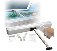 Abreventanas Eléctrico Automático (claraboya/techo), Con Mando A Distancia E Interruptor, Cadena De Doble Capa, Recorrido: 300-800 Mm, Fuerza De Bloqueo: 400 N.,1000mm