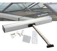 Abreventanas eléctrico con control remoto inteligente para invernaderos, sistema de ventilación automática de tragaluz con interruptor fácil para mejorar el flujo de aire y el control del clima