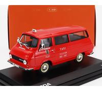ABREX 1/43 FURGONETA SKODA 1203 MINIBÚS TAXI 1974 ROJO MODELO ESTÁTICO DIECAST