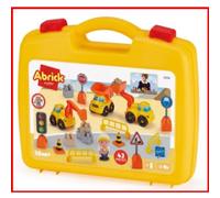 Abrick: Juego de construcción de carreteras en maletín - 43 piezas
