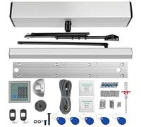 Abridor automático de puerta corredera con sensor y control remoto para oficina y hospital, funcionamiento de puerta abatible hacia adentro de 90°