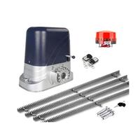 Abridor automático de Puerta corredera, Motor de Cierre para Puertas giratorias de Puerta corredera automática con Cremallera de 4M fácil de Instalar (Kit C)